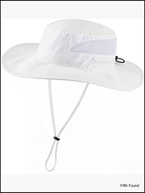 UPF 50+ Sun Hat Wide Brim Bucket Hat Adjustable Outdoor Beach Hiking main image 6